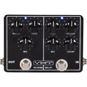 VHT AV-EV1 Echo-Verb analoge delay / digitale reverb effectpedaal