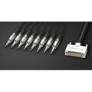 Alva AI25-8TPRO5 analoge multikabel D-Sub 25 Male naar 8x TRS Stereo Plug 5m