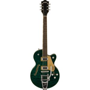 Gretsch G5655T-QM Electromatic Center Block Jr. Single-Cut Quilted Maple Bigsby Mariana semi-akoestische gitaar