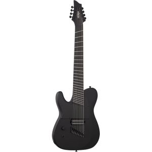 Schecter PT-8 MS Black Ops LH elektrische gitaar Satin Black Open Pore (linkshandig)