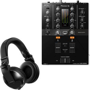 Pioneer DJ DJM-250MK2 + Pioneer HDJ-X10 DJ koptelefoon zwart