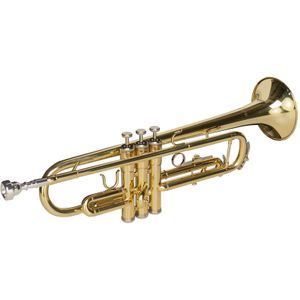 Cascha EH 3820 EN Bb trompet Fox met softcase en Engels lesboek