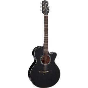 Takamine GF15CE-BLK elektrisch-akoestische westerngitaar zwart