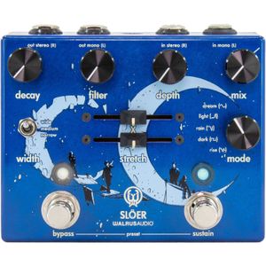 Walrus Audio Sloër Blue Stereo Ambient Reverb effectpedaal