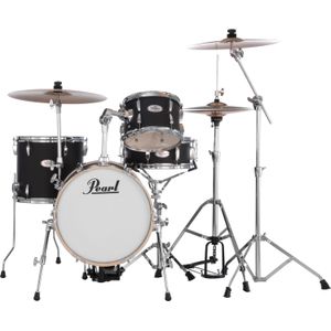 Pearl MT564/C-D752 Midtown compact 4-delig drumstel incl. hardware Matte Black
