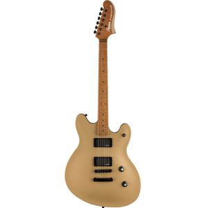Squier Contemporary Active Starcaster Shoreline Gold semi-akoestische gitaar