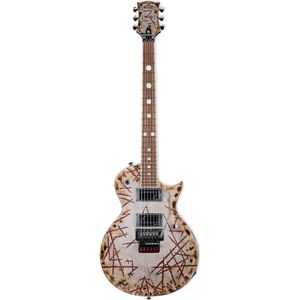 ESP E-II Richard Z Kruspe Signature RZK-II Distressed & Burnt Fluence elektrische gitaar met koffer