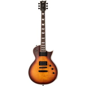 ESP LTD Deluxe EC-1000T CTM Tobacco Sunburst Satin elektrische gitaar met chambered full thickness body