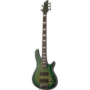 Schecter Daniel Firth Hellraiser Extreme-5 elektrische basgitaar Cthulhu Burst Satin