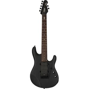 Sterling by Music Man John Petrucci JP70NB Stealth Black 7-snarige elektrische gitaar met deluxe gigbag