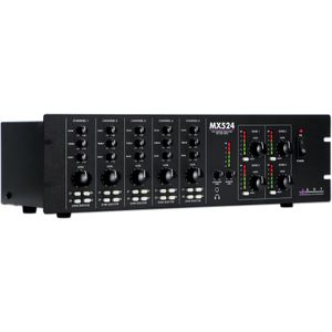 ART MX524 5-kanaals 4-zone mixer Mic/Line