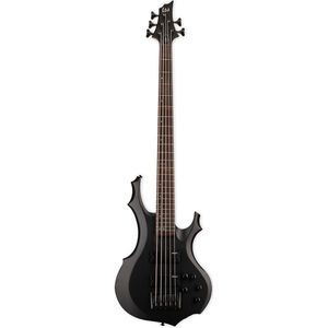 ESP LTD F-205 Black Satin 5-snarige elektrische basgitaar