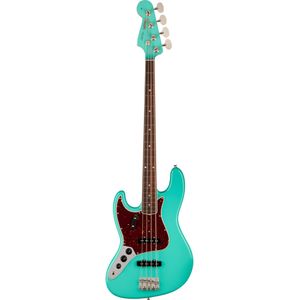 Fender American Vintage II 1966 Jazz Bass RW LH Sea Foam Green linkshandige elektrische basgitaar met koffer