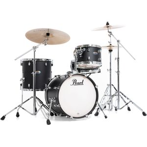 Pearl DMP984/C227 Decade Maple Satin Slate Black 4-delig drumstel