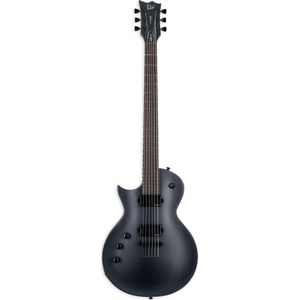 ESP LTD Deluxe EC-1000 Baritone Charcoal Metallic Satin linkshandige elektrische bariton gitaar