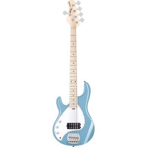 Sterling by Music Man Stingray Ray 5 Chopper Blue LH linkshandige 5-snarige elektrische basgitaar