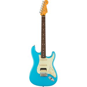Fender American Professional II Stratocaster HSS Miami Blue RW elektrische gitaar met koffer