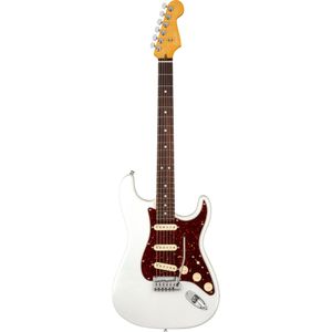 Fender American Ultra Stratocaster Arctic Pearl RW met koffer