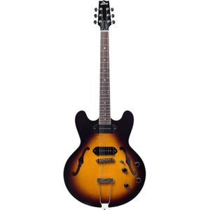 Heritage Standard H-530 Original Sunburst semi-akoestische gitaar met koffer