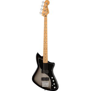 Fender Player Plus Active Meteora Bass MN Silverburst elektrische basgitaar met deluxe gigbag