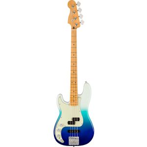 Fender Player Plus Precision Bass LH Belair Blue MN linkshandige elektrische basgitaar met deluxe gigbag