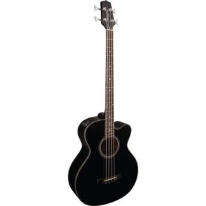 Takamine GB30CE-BLK elektrisch-akoestische basgitaar zwart