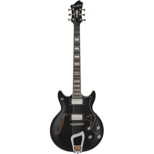 Hagstrom Alvar Black semi-akoestische gitaar