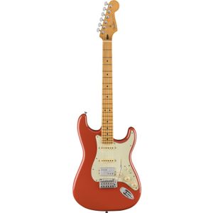 Fender Player Plus Stratocaster HSS MN Fiesta Red elektrische gitaar met deluxe gigbag