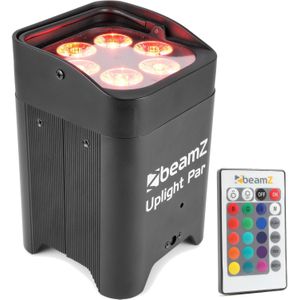 BeamZ BBP96 Battery Uplight Par 6x 12W