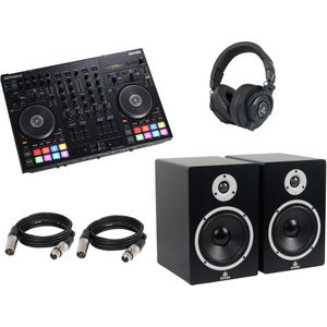 Roland DJ-707M mobiele DJ controller set met speakers en koptelefoon