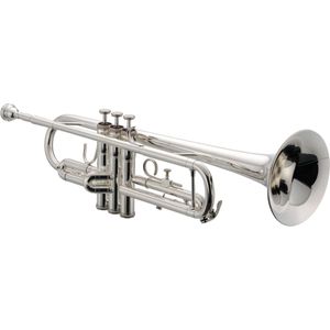 Jupiter JTR700RSQ Bb trompet (goudmessing, verzilverd)