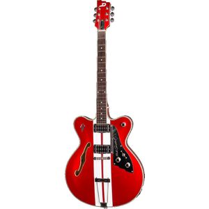 Duesenberg Alliance Mike Campbell II Red & White elektrische gitaar met koffer