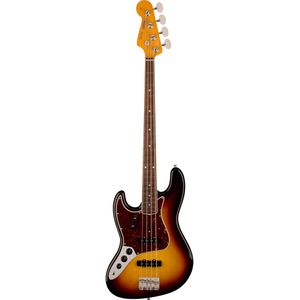 Fender American Vintage II 1966 Jazz Bass RW LH 3-Color Sunburst linkshandige elektrische basgitaar met koffer