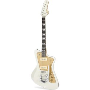 Baum Original Series Wingman Vintage White elektrische gitaar met Wave headstock