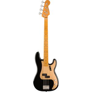 Fender Vintera II 50s Precision Bass MN Black elektrische basgitaar met deluxe gigbag