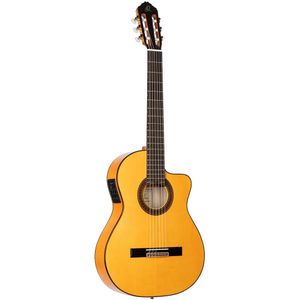 Ortega Traditional Series RCE270FT Full-Size Guitar Natural elektrisch-akoestische klassieke gitaar met gigbag
