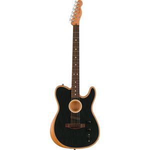 Fender Acoustasonic Player Telecaster Brushed Black met gigbag