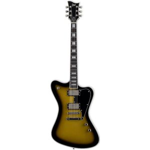 ESP LTD Sparrowhawk Vintage Silver Sunburst Bill Kelliher Signature elektrische gitaar met koffer