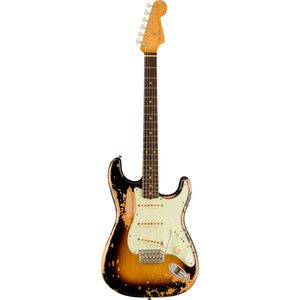 Fender Mike McCready Stratocaster RW 3-Color Sunburst elektrische gitaar met deluxe koffer