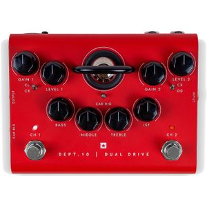 Blackstar DEPT.10 Dual Drive Valve Overdrive / Preamp 2-kanaals effectpedaal