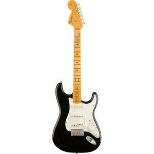 Fender Custom Shop Jimi Hendrix Voodoo Child Signature Stratocaster Journeyman Relic MN Black met deluxe koffer en CoA