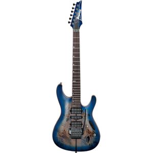 Ibanez Premium S1070PBZ-CLB Celurean Blue Burst elektrische gitaar met gigbag