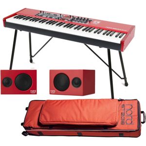 Clavia Nord Electro 6 HP stage keyboard + onderstel + koffer + speakers