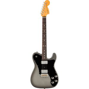 Fender American Professional II Telecaster Deluxe RW Mercury elektrische gitaar met koffer