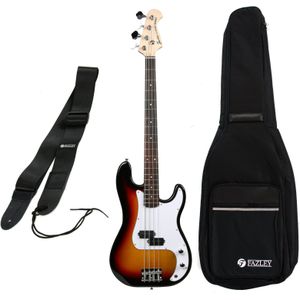 Fazley FPB118SB starter set elektrische basgitaar sunburst