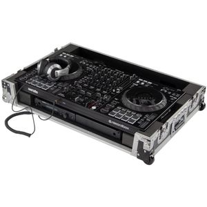 Odyssey FZDDJFLX10CW Odyssey DDJ-FLX10 1U flightcase met wieltjes