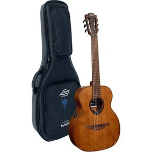 LAG Guitars BlueWave 1 TNBW1TE-BRW E/A klassieke gitaar met effecten en bluetooth