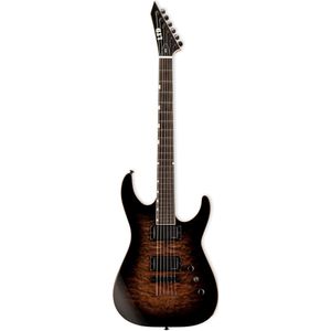 ESP LTD Josh Middleton Signature JM-II Black Shadow Brown Burst elektrische gitaar met koffer