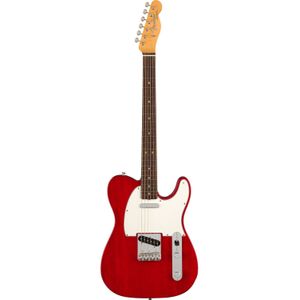 Fender American Vintage II 1963 Telecaster Crimson Red Transparent RW elektrische gitaar met koffer