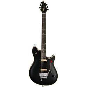 EVH MIJ Series EVH Signature Wolfgang Ebony Stealth elektrische gitaar met koffer